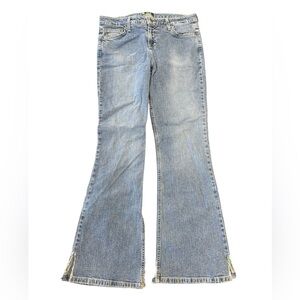 Vintage Lei Denim Flare Bell Bottom Jeans 200-2004 Stretch